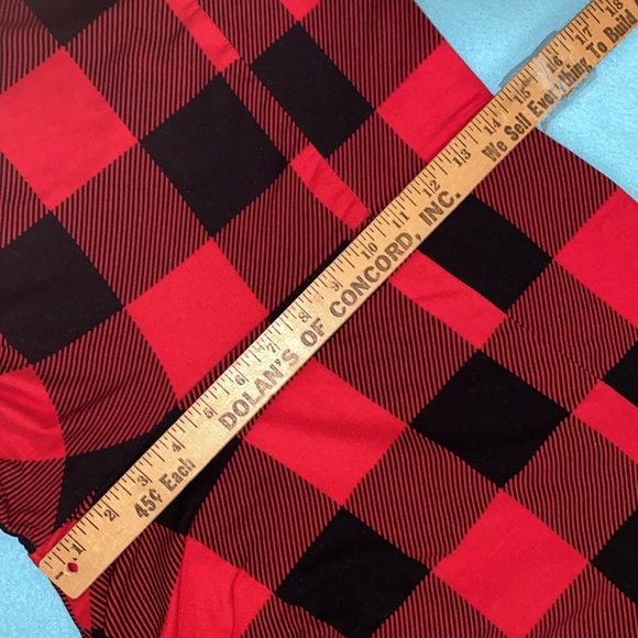 TERRA & SKY flannel checkered pajama pants elastic waistband NEW size 4X - Picture 7 of 9